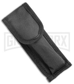 9" Anomaly Stiletto Blue Pearlex Automatic Knife - Satin Bayonet -Gerber Knives Store AKC 9in Blue Pearlex Acrylic Auto Italian Bayo Stiletto Satin GX 37998 jr sheath large