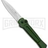 AKC X-treme Ace Green Automatic Knife - Satin Plain