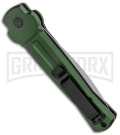 AKC X-treme Ace Green Automatic Knife - Satin Plain -Gerber Knives Store AKC X treme Ace Auto Green SW BHQ 125448 jr side large