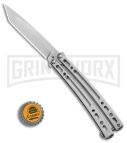 Andux Spectre Balisong Butterfly Knife - Tanto Polished 7 Andux Spectre Balisong Butterfly Knife - Tanto Polished -Gerber Knives Store Andux Spectre Balisong Butterfly Tanto Polished GX 32723 er bottlecap large
