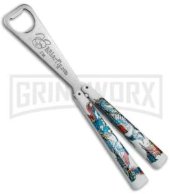 BB Barfly Blue Dragon Bottle Opener Butterfly Trainer
