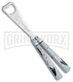 BB Barfly Shark Teeth Bottle Opener Butterfly Trainer - Satin
