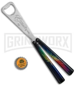BB Barfly Supernova Bottle Opener Butterfly Trainer -Gerber Knives Store BB Barfly Bottle Opener Butterfly Trainer Supernova BHQ 79860 jr bottlecap large