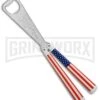 BB Barfly USA Flag Bottle Opener Butterfly Trainer - Satin 4TH18