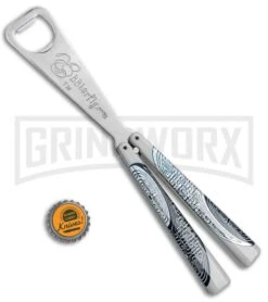 BB Barfly Ying Yang Maze Bottle Opener Butterfly Trainer -Gerber Knives Store BB Barfly Bottle Opener Butterfly Trainer Ying Yang Maze BHQ 83037 jr bottlecap large