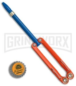 BaliYo By Spyderco Butterfly Pen Flipper Orange/Blue 8 BaliYo By Spyderco Butterfly Pen Flipper Orange/Blue -Gerber Knives Store BaliYo by Spyderco Butterfly Pen Fisher Space Pen Orange Blue USA Made BHQ 71880 er bottlecap large