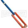 BaliYo By Spyderco Butterfly Pen Flipper Orange/Blue