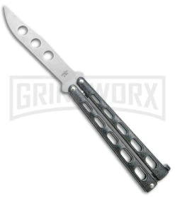 Bear & Son 114 Galaxy Butterfly Trainer Knife - Stonewash Dull