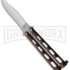 Bear & Son Butterfly Knife Copper Vein Zinc - Satin Plain