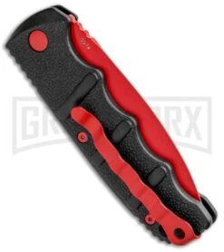 Boker Kalashnikov Black Widow Automatic Knife - D2 Dagger Red Plain -Gerber Knives Store Boker Black Widow Kalashnikov Dagger Auto Red 01KALS44NSOI BHQ 92706 jr side large
