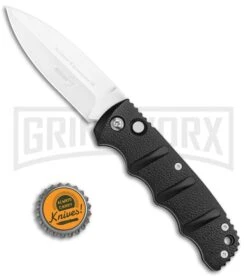 Boker Kalashnikov Black Automatic Knife - D2 Satin Plain 11 Boker Kalashnikov Black Automatic Knife - D2 Satin Plain -Gerber Knives Store Boker Kalashnikov Dagger Black Satin BHQ 9485 or BHQ 110509 jr bottlecap large