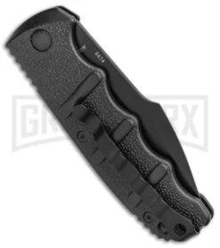 Boker Kalashnikov Automatic Knife - Harpoon Black Plain -Gerber Knives Store Boker Kalashnikov Harpoon Auto Black Black KALS53NSOI BHQ 95957 jr side large