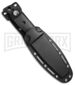 Boker Magnum 02GL709 NG Camp Fixed Blade Knife - Black Plain -Gerber Knives Store Boker Magnum Camp NG Black 02GL709 BHQ 49546 jr sheath large