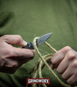 Boker Mini Kalashnikov Gray Automatic Knife - Black Serr -Gerber Knives Store Boker Mini Kalashnikov Automatic Knife Black Bead Blast 01KALS73 BHQ 10758 kp lifestyle web large 3