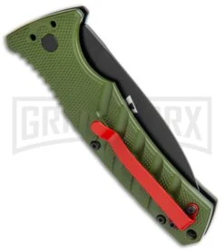 Boker Warhawk Strike Automatic Knife - Dagger 6 Boker Warhawk Strike Automatic Knife - Dagger -Gerber Knives Store Boker Plus Warhawk Strike Dagger Auto Green Black BHQ 113922 jr side large
