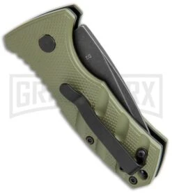Boker Stubby Strike OD Green Automatic Knife - Black Stonewash 6 Boker Stubby Strike OD Green Automatic Knife - Black Stonewash -Gerber Knives Store Boker Stubby Strike CA Legal Auto OD Green Smokewash 01BO442NSOI BHQ 99648 jr side large