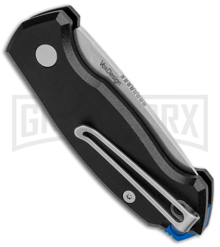 Boker Vox Kompakt CA Legal Automatic Knife - Drop Point Stonewash Plain 3 Boker Vox Kompakt CA Legal Automatic Knife - Drop Point Stonewash Plain - Image 3