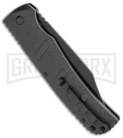 Boker XXL Kalashnikov Automatic Knife - Black Bowie -Gerber Knives Store Boker XXL Kalashnikov Bowie Auto Black BHQ 99623 jr side large
