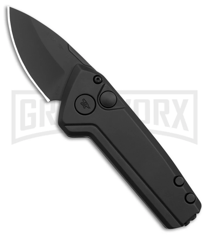 Buck Knives Buck Deploy Black Mini CA Legal Automatic Knife - Black Plain 1 Buck Knives Buck Deploy Black Mini CA Legal Automatic Knife - Black Plain