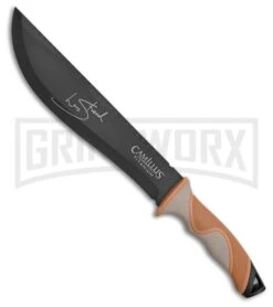 Camillus Waorani Brown Polymer Machete - Black Plain