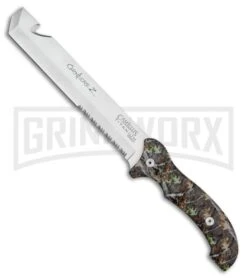 Camillus Carnivore Z Green Camo Machete - Satin Serr