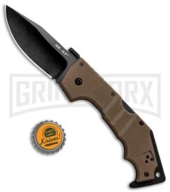 Cold Steel AK-47 FDE G-10 Folding Knife - Black Plain -Gerber Knives Store Cold Steel AK 47 LB Coyote Tan G 10 Black 58MVF BHQ 35180 jr bottlecap large