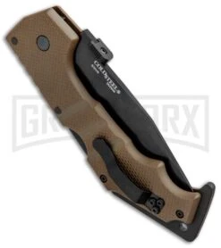 Cold Steel AK-47 FDE G-10 Folding Knife - Black Plain -Gerber Knives Store Cold Steel AK 47 LB Coyote Tan G 10 Black 58MVF BHQ 35180 jr side large
