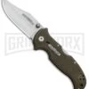 Cold Steel Bush Ranger Lite OD Green GFN Rocker Lock Knife - Satin Plain