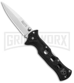 Cold Steel Counter Point II Black Polymer Lockback Knife Satin Plain