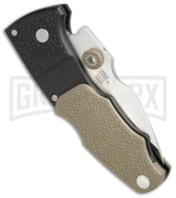 Cold Steel Grik Black GFN Tri-Ad Lock Knife - Satin Plain -Gerber Knives Store Cold Steel Grik Tri Ad LB GFN 28E BHQ 52023 jr side large