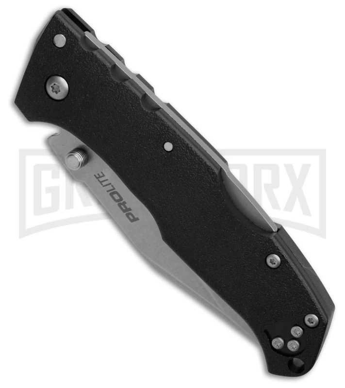 Cold Steel Pro Lite Black GFN Clip Point Tri-Ad Lock Knife - Satin Plain 2 Cold Steel Pro Lite Black GFN Clip Point Tri-Ad Lock Knife - Satin Plain - Image 2