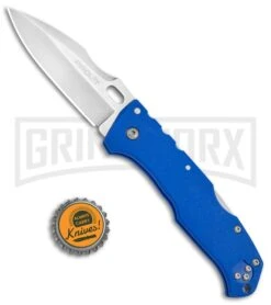 Cold Steel Pro Lite Sport Blue GFN Folding Knife - Satin Plain 4TH18 8 Cold Steel Pro Lite Sport Blue GFN Folding Knife - Satin Plain 4TH18 -Gerber Knives Store Cold Steel Pro Lite Pro GFN Blue Sport 20NVLU BHQ 51993 jr bottlecap large