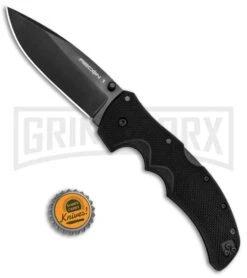 Cold Steel Recon 1 S35VN Folding Knife - Spear Point Black Plain -Gerber Knives Store Cold Steel Recon 1 Standard CPM S35VN CS27BS BHQ 83442 jr bottlecap large
