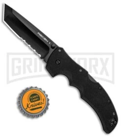Cold Steel Recon I Tanto Point Folding Knife - Black Serr -Gerber Knives Store Cold Steel Recon I Tanto Point LB Black Serr BHQ 6886 jr bottlecap large