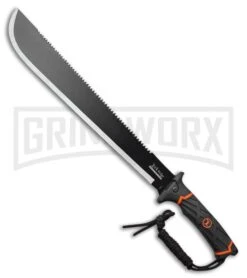 Elk Ridge Evolution Valor Machete (21.25") Black FRN - Two-Tone Plain