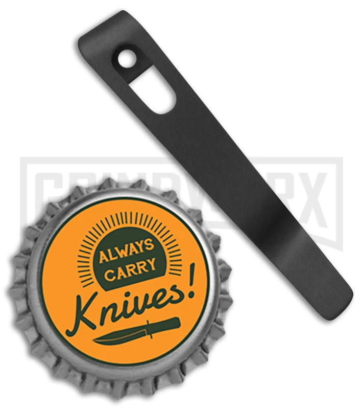 Flytanium Pocket Clip For Boker Kalashnikov Knives Black DLC Titanium 2 Flytanium Pocket Clip For Boker Kalashnikov Knives Black DLC Titanium - Image 2