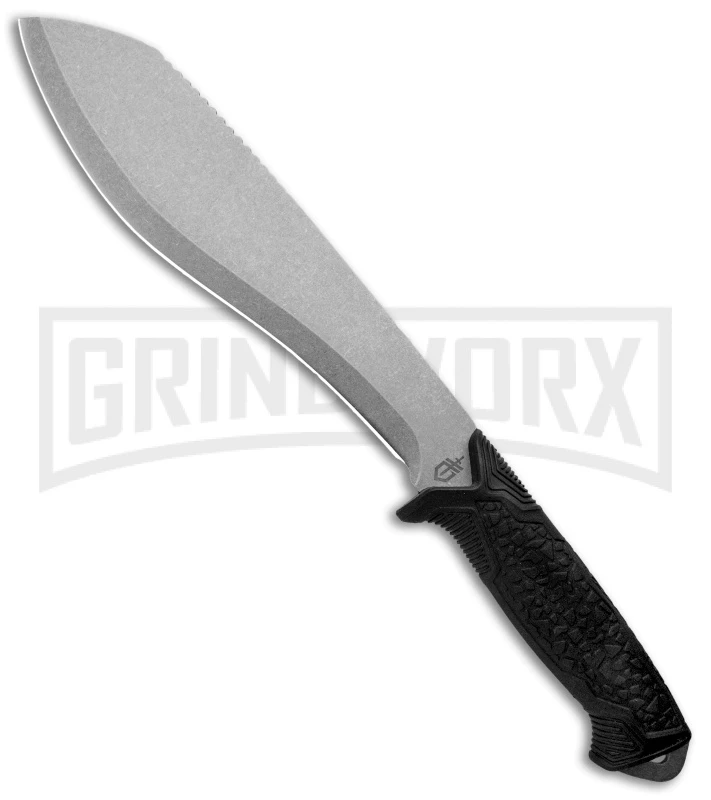 Gerber Versafix 14" Black GFN Machete Fixed Blade Knife - Stonewash Plain 1 Gerber Versafix 14" Black GFN Machete Fixed Blade Knife - Stonewash Plain