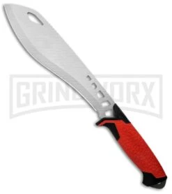 Gerber Versafix Pro 14" Red GFN Machete Fixed Blade Knife - Satin Plain