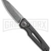 Kershaw Launch 11 Black Aluminum Automatic Knife - Blackwash Plain