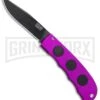 MCM HighTech Hidden Release Automatic Knife Purple (3.25" Black) 699NP