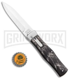 Mikov 241 Predator Dark Horn Automatic Lever Lock Knife Bayonet 7 Mikov 241 Predator Dark Horn Automatic Lever Lock Knife Bayonet -Gerber Knives Store Mikov 241 Predator LL Auto ABS Dark Horn Bayo BHQ 92884 jr bottlecap large