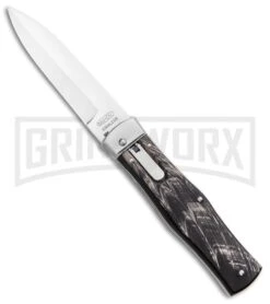 Mikov 241 Predator Dark Horn Automatic Lever Lock Knife Bayonet
