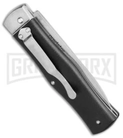 Mikov 241 Predator ABS Black Automatic Lever Lock Knife Clip - Bayo SW Plain 6 Mikov 241 Predator ABS Black Automatic Lever Lock Knife Clip - Bayo SW Plain -Gerber Knives Store Mikov 241 Predator Lever Lock Bayo Automatic Knife Black Clip 3.75 Polish BHQ 114733 LS Side large