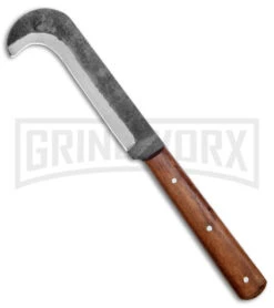 Pakistan Machete Brown Fixed Blade Knife - Bill Hook Two Tone Plain