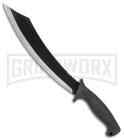 Schrade SCMACH1CP Black Mach1 Machete Fixed Blade - Black Plain