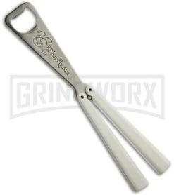 BB Barfly White Bottle Opener Butterfly Trainer