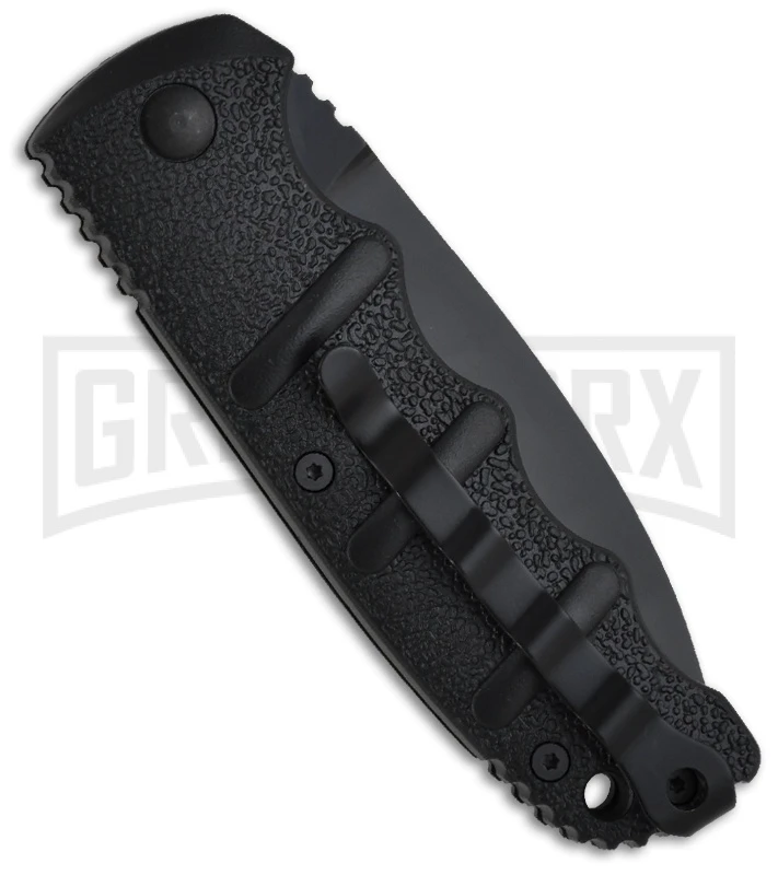 Boker Kalashnikov Black Automatic Knife - D2 Dagger Black Plain 2 Boker Kalashnikov Black Automatic Knife - D2 Dagger Black Plain - Image 2