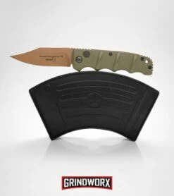 Boker Kalashnikov Desert Warrior Bowie Automatic Knife - Copper Plain 10 Boker Kalashnikov Desert Warrior Bowie Automatic Knife - Copper Plain -Gerber Knives Store boker kalashnikov desert warrior bowie BHQ 17106 box dl 2 large