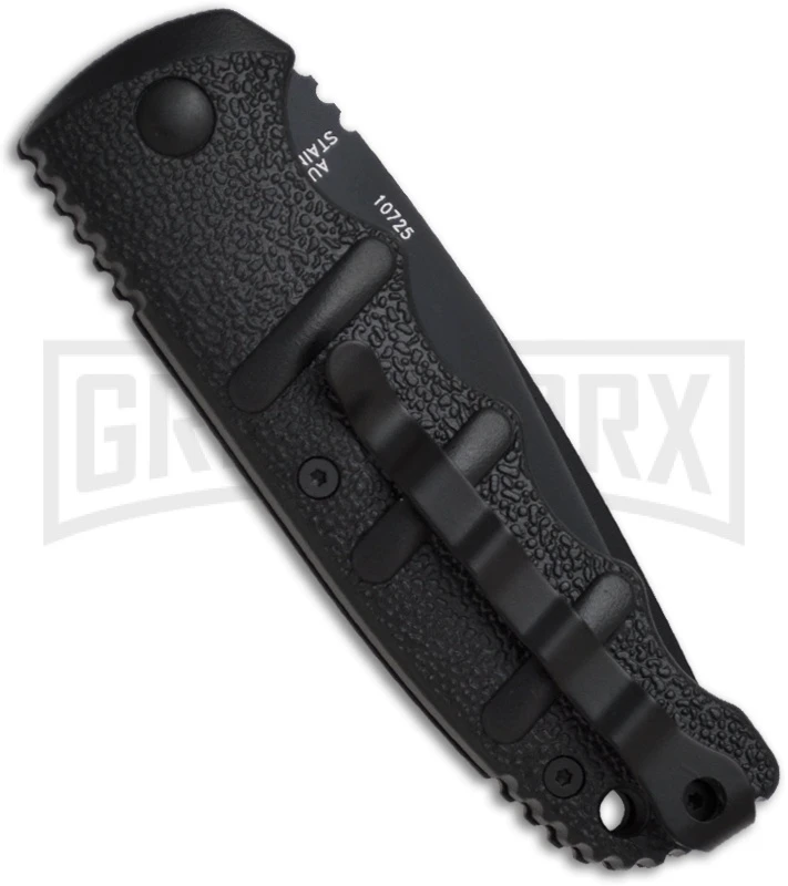 Boker Black Kalashnikov Automatic Knife - Black Serr Tanto 2 Boker Black Kalashnikov Automatic Knife - Black Serr Tanto - Image 2