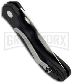 Top-Tech Black Automatic Knife - Satin Serr -Gerber Knives Store bp automatic top tech side large